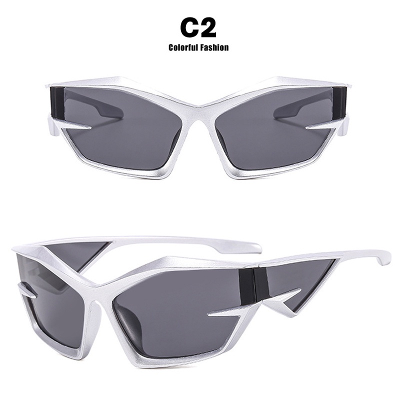 Kính Mát Y2K Phong Cách Steampunk Punk Hip Hop Thời Trang Cho Nữ