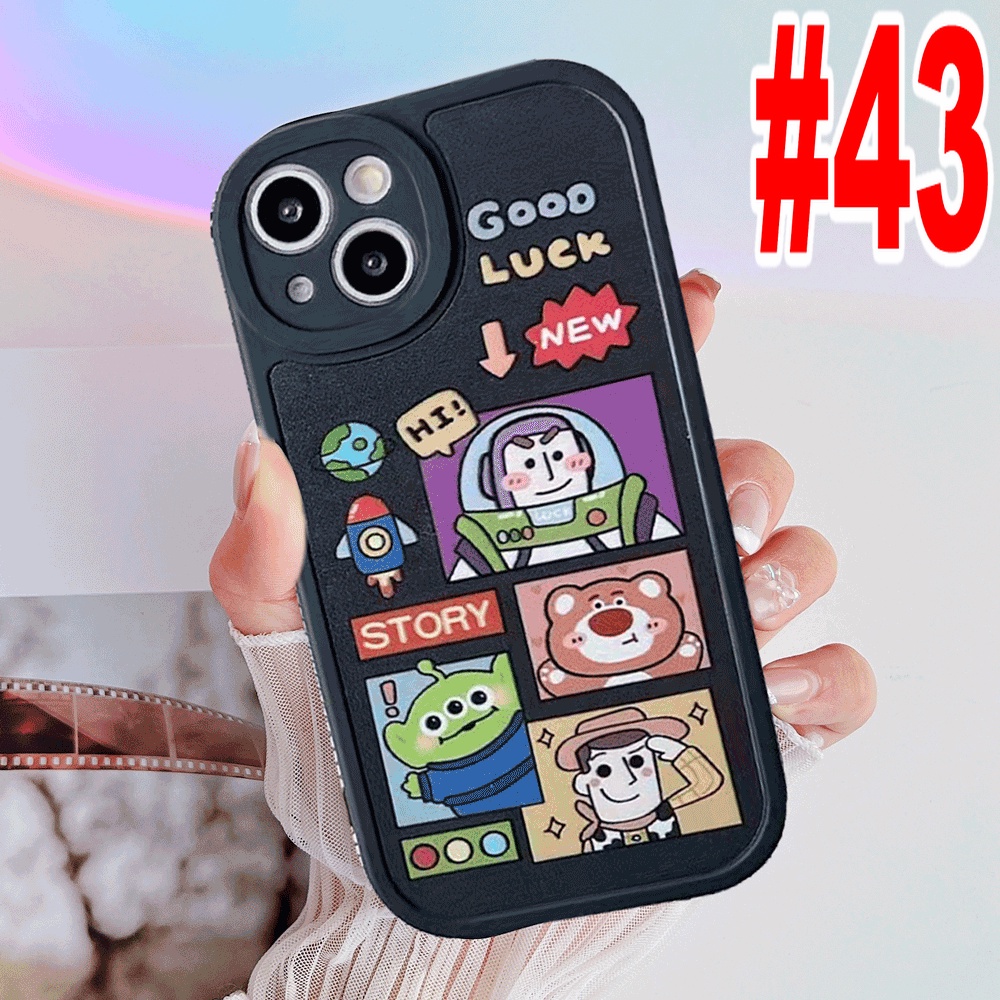 XPN| Ốp lưng Đối với iPhone 6 6s 7 8 Plus X Xr Xs Max 11 12 13 14 15 Pro Max Soft Couple Buzz Lightyear Toy Story Camera Protect Phone Case