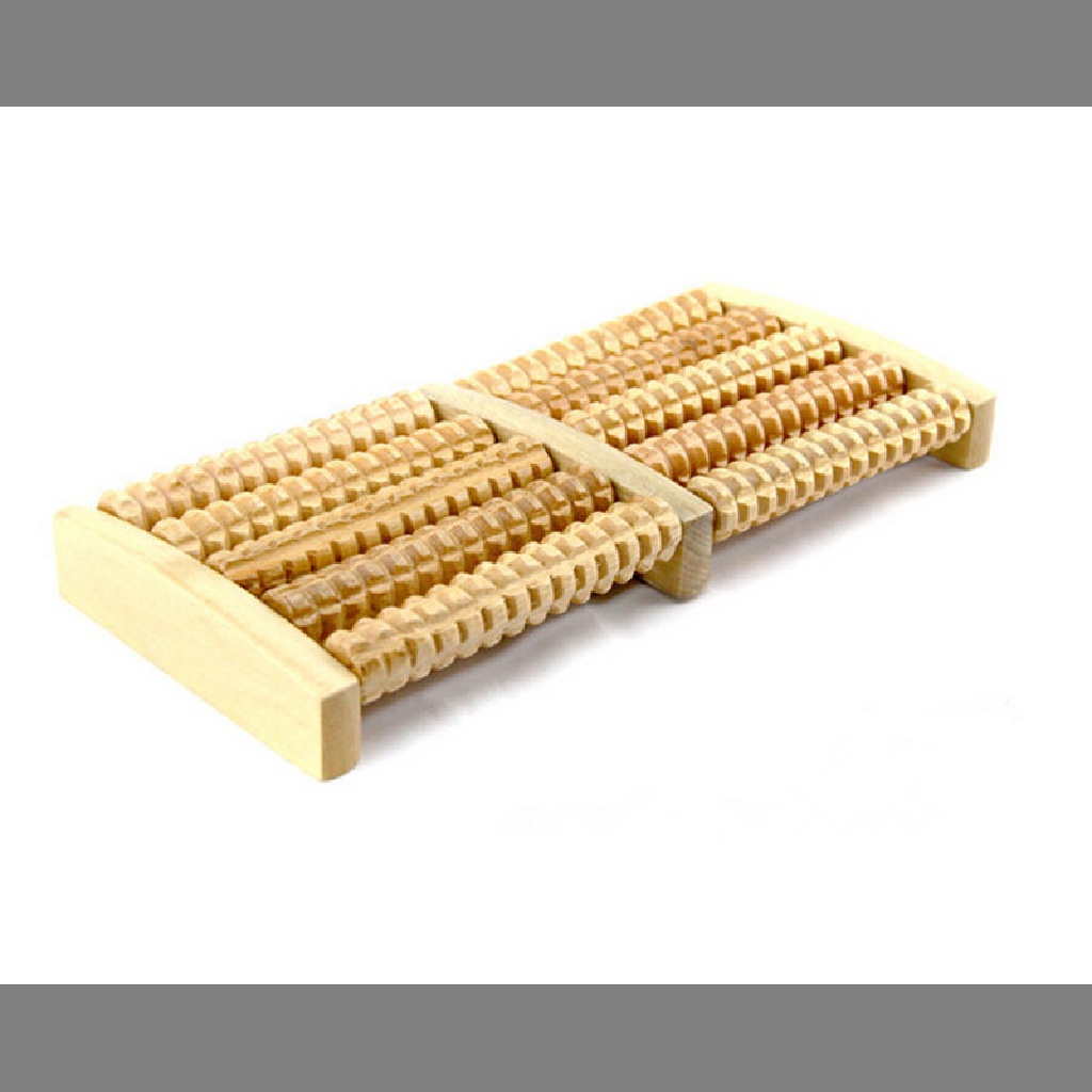 Bộ 5 Con Lăn Gỗ Mát Xa Chân Giảm Căng Thẳng Chăm Sóc Sức Khỏe