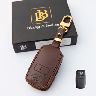Bao Da Chìa Khoá Ô tô Toyota Veloz Cross, Toyota Raize, toyota Avanza 2022 -2024 , 100% Da Thật, Nhiều Màu Phong Thuỷ,BB