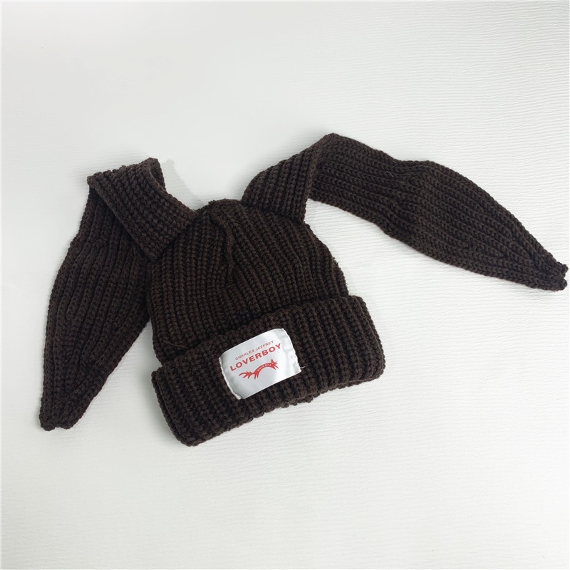 Mũ Len Dệt Kim Tai Thỏ Dài Phong Cách Kpop Stray Kids Kim Seung-min Thích Hợp Làm Quà Tặng