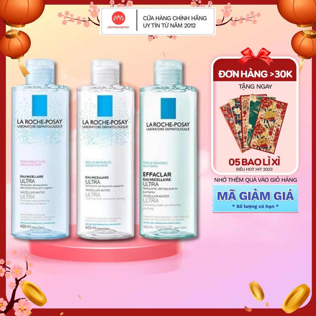 Nước Tẩy Trang Cho Da Nhạy Cảm Làm Sạch Sâu La Roche Posay Micellar Ultra Peaux Reactive 400ml