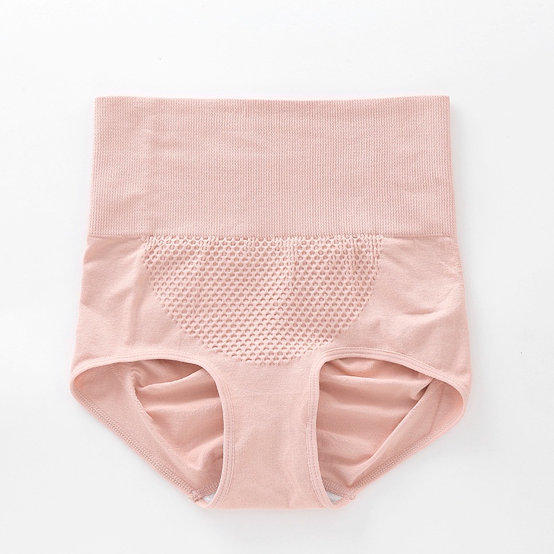 Quần Lót Tổ Ong 3D Lưng Cao Không Đường May JP5