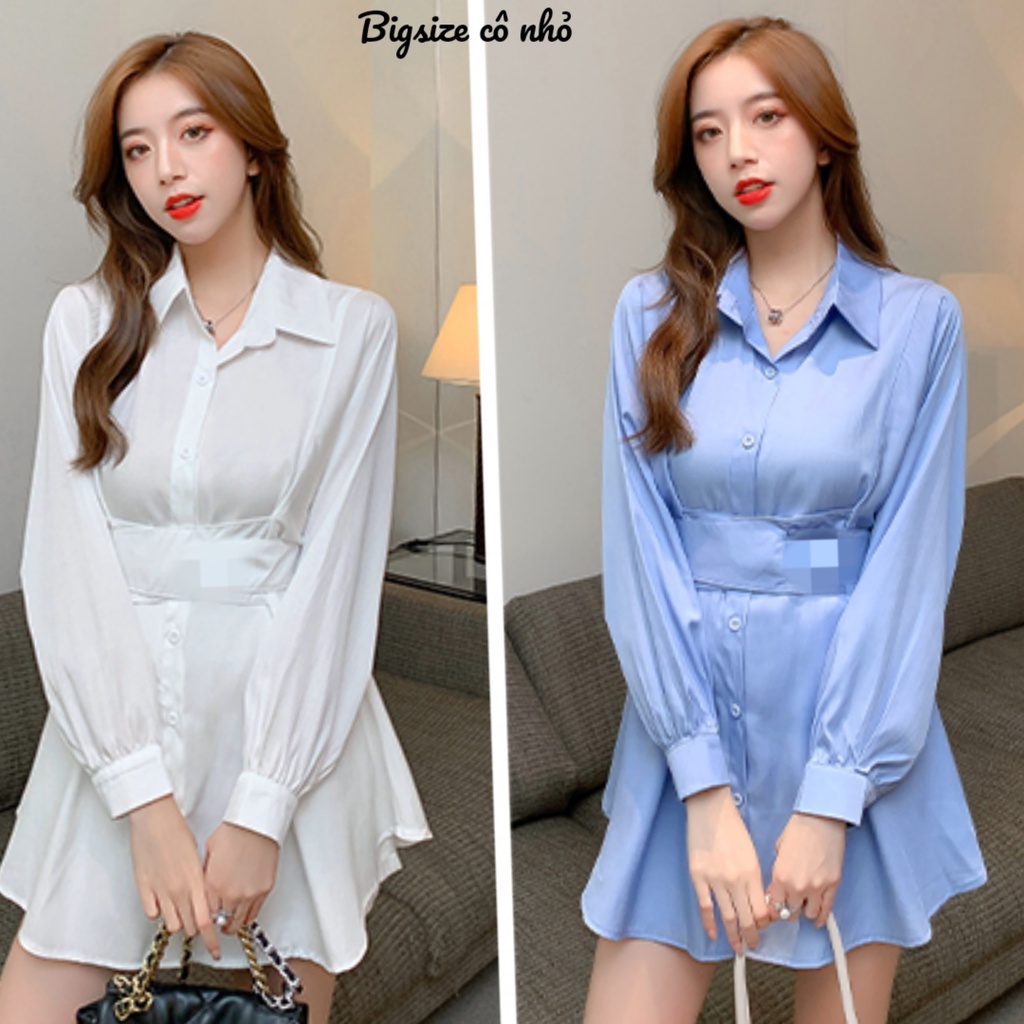 Áo Sơ Mi Kiểu Bigsize Phom Rộng Dáng Dài,Áo Sơ Mi Nữ Big Size Tôn Dáng Dễ Thương MÃ SM9