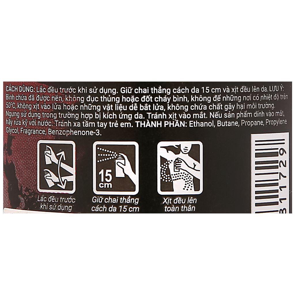 Xịt Khử Mùi Toàn Thân Cho Nam Romano 150ml - Attitude, Classic, Gentleman, Force