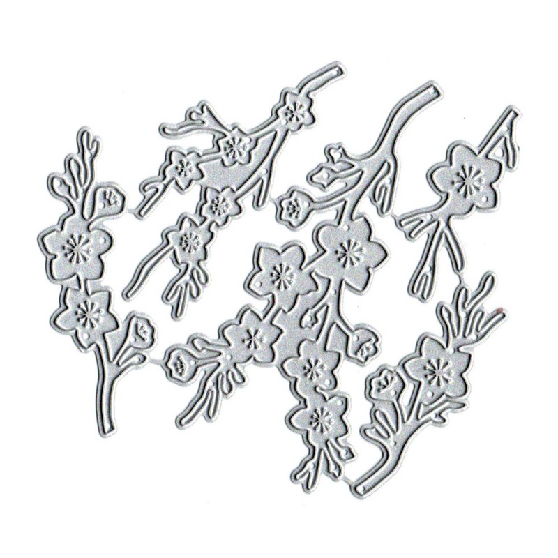 Mới Khuôn Cắt Giấy Kim Loại Hình Hoa Xinh Xắn