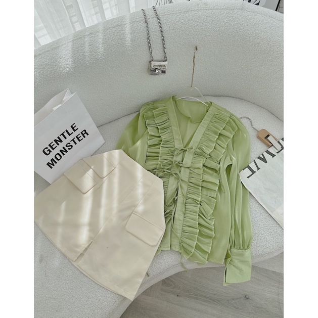 Set sơ mi rút kèm short