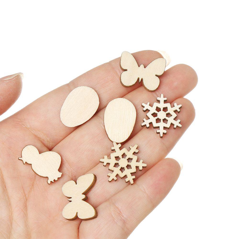 KUNHEV Set 50 Phụ Kiện Treo Trang Trí Hình Thỏ Phục Sinh DIY