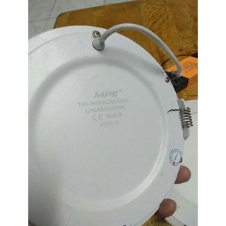 Đèn led âm trần MPE 12w