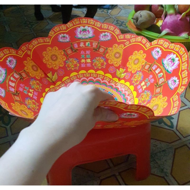 Mâm giấy (Thuyền giấy) loại lớn, dày và cứng