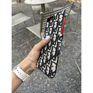 Ốp Lưng DIOR MONOGRAM CANVAS ĐEN