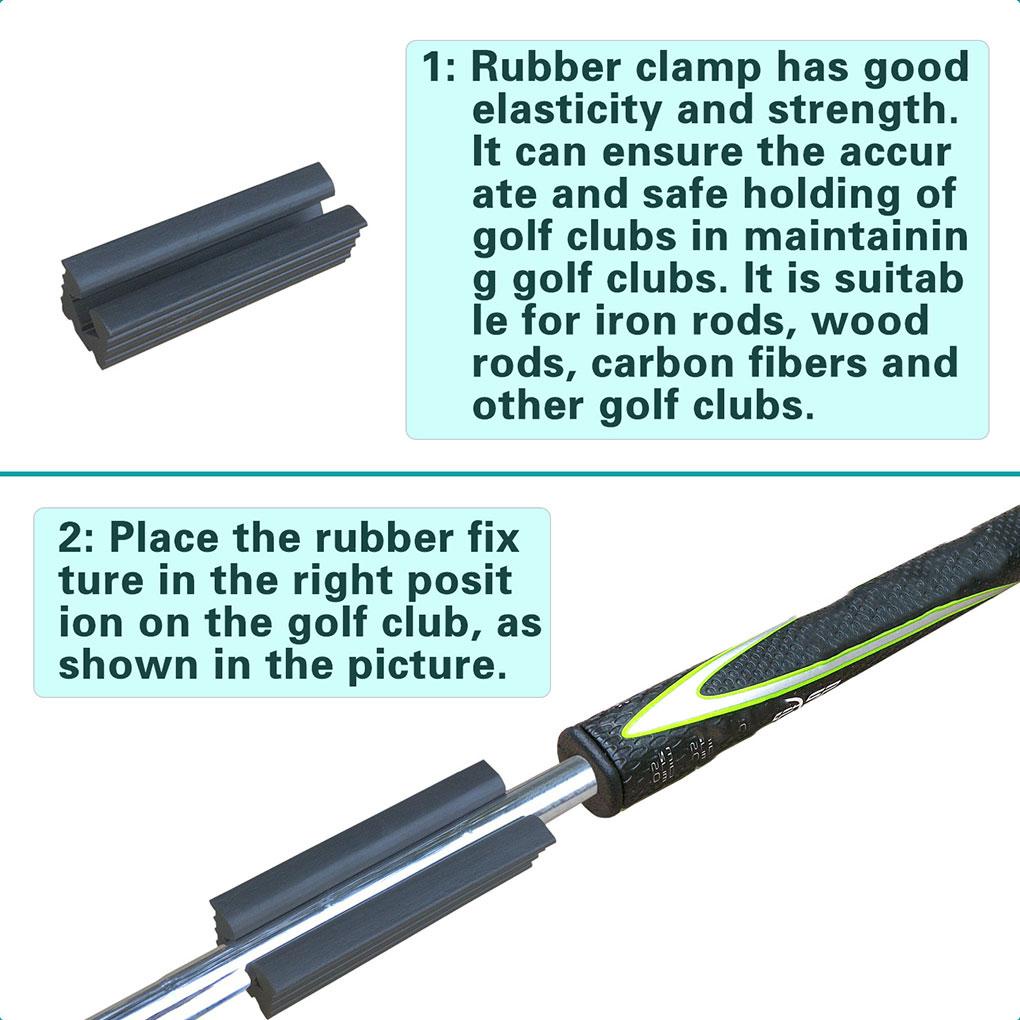 Dụng Cụ Kẹp Gậy Đánh Golf Chuyên Nghiệp Bằng Thép Không Gỉ Tay Cầm Cao Su Chống Ăn Mòn