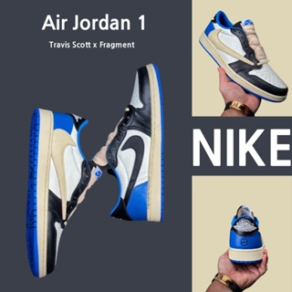 （Sản phẩm chính hãng)Giày thể thao nam nữ giày Nike Travis Scott x Fragment x Air Jordan Low OG SP
