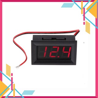Vôn kế điện tử dc 5v-120v 2 dây màn hình led 0.56inch màu đỏ