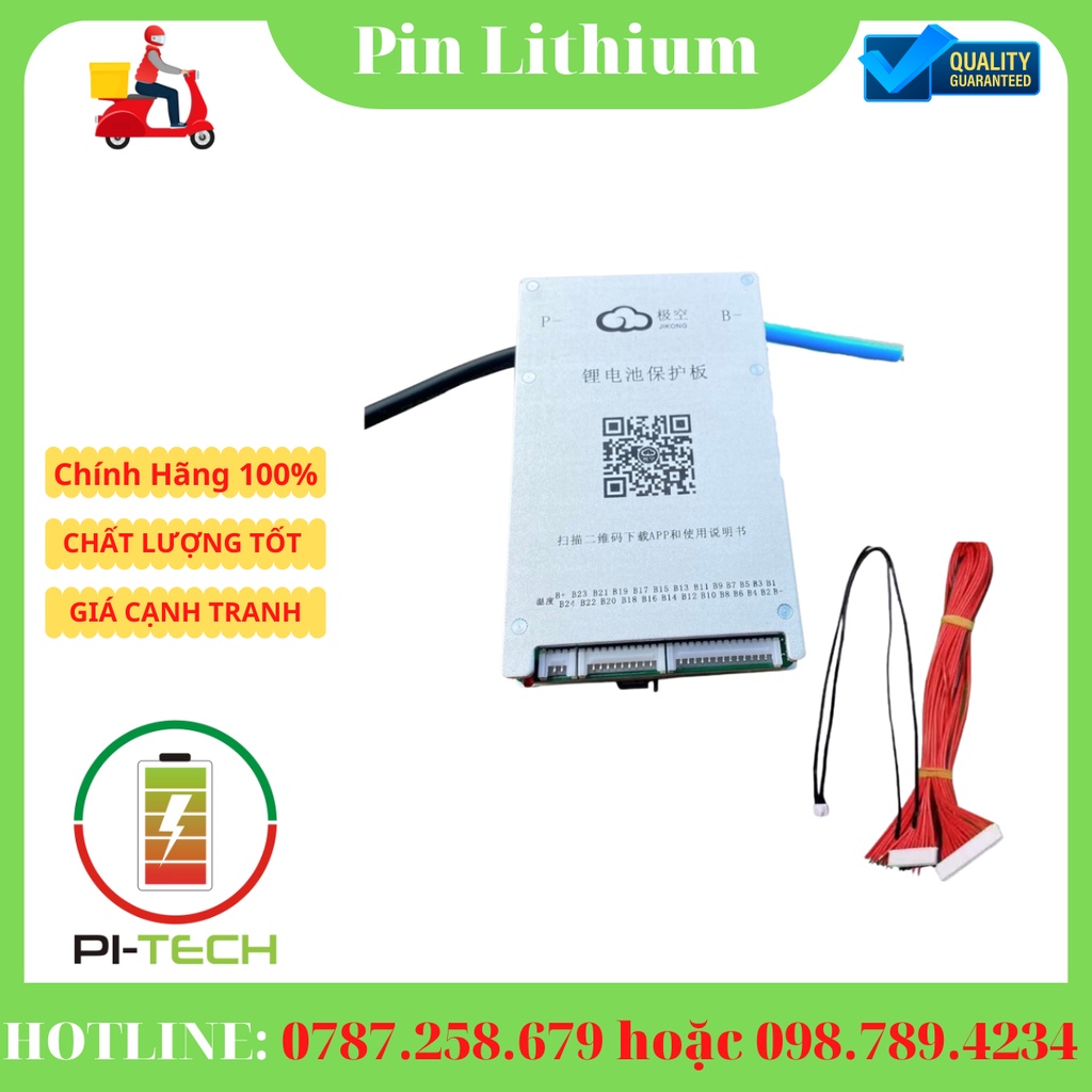Mạch Smart BMS JK Active Balance cân bằng chủ động 8s, 13s, 14s, 16s, 17s, 20s, 24s Lithium Ion, LifePO4 Jikong bms