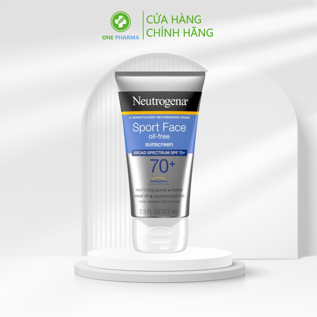 Kem Chống Nắng Neutrogena Sport Face SPF 70+ 73ml