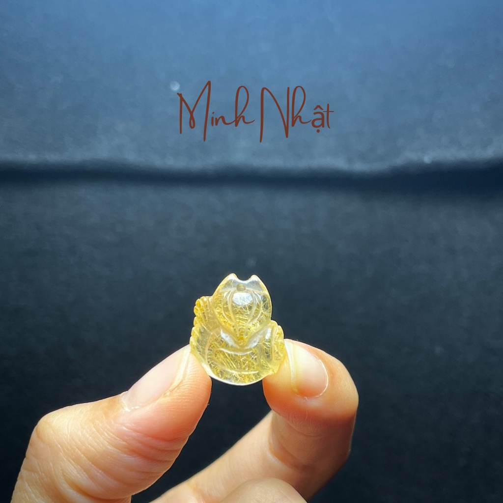 Hồ ly tóc vàng thiên nhiên size cổ nhỏ