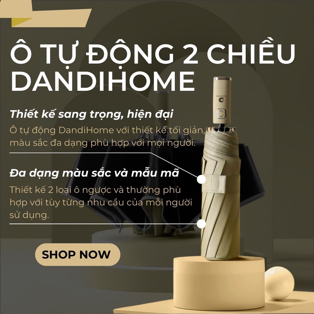 Ô tự động 2 chiều cao cấp DandiHome chống UV