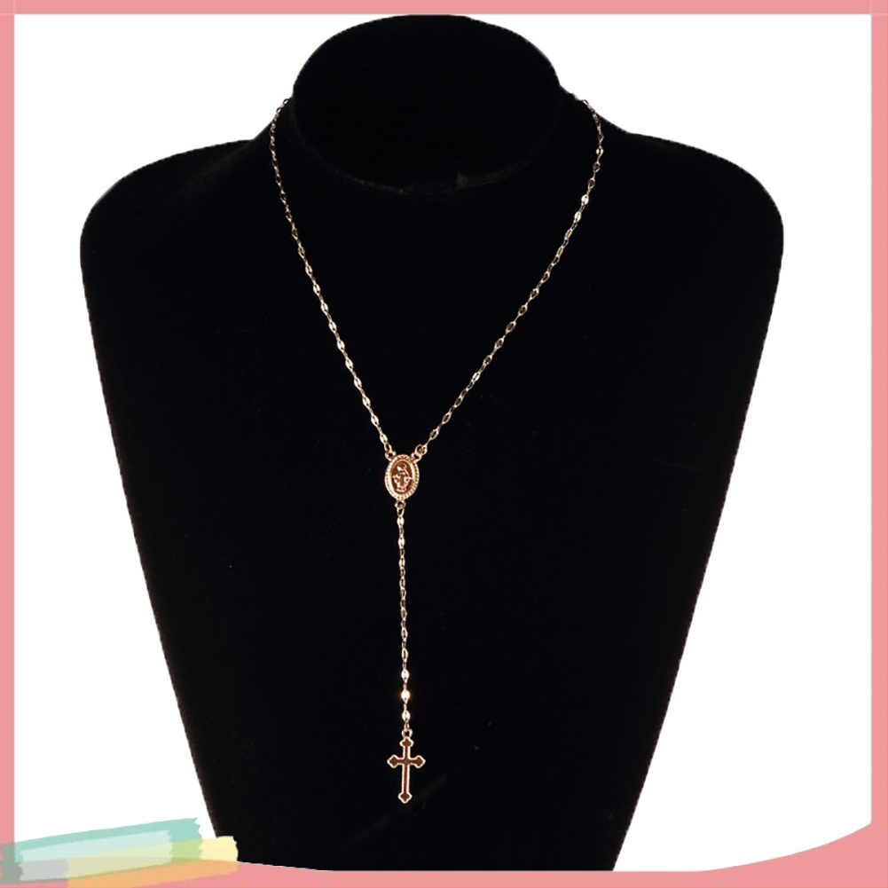 Dây Chuyền Hợp Kim Trang Trí Thánh Giá Xinh Xắn Cho Nữ