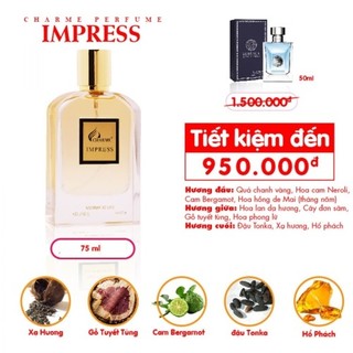 Nước hoa nam Charme Impress 75ml