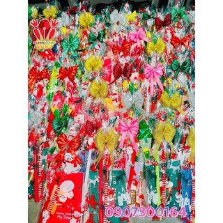 Set quà Noel - sổ và bút cột nơ