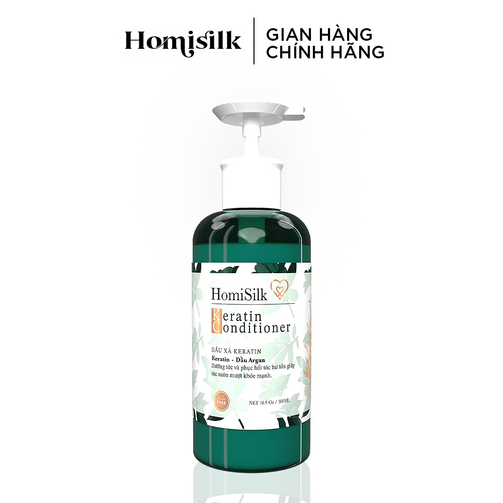 Dầu Xả KERATIN Chắc Khỏe Tóc- Giảm Gãy Rụng - Homi Silk