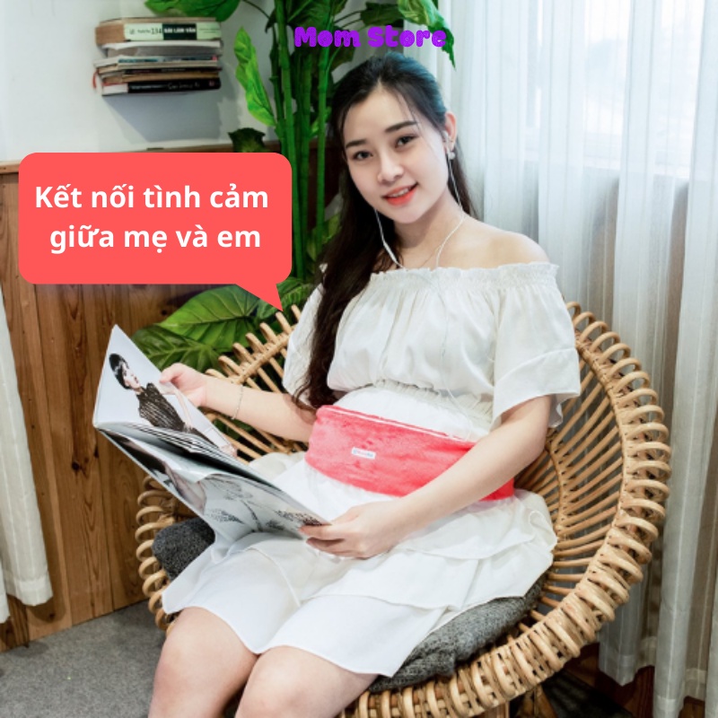 Tai nghe thai giáo cho bà bầu và thai nhi musickid Máy nghe nhạc thai giáo giúp thai nhi thông minh từ bụng mẹ