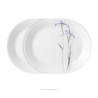 Dĩa oval thủy tinh mỹ 32cm corelle shadow iris 611