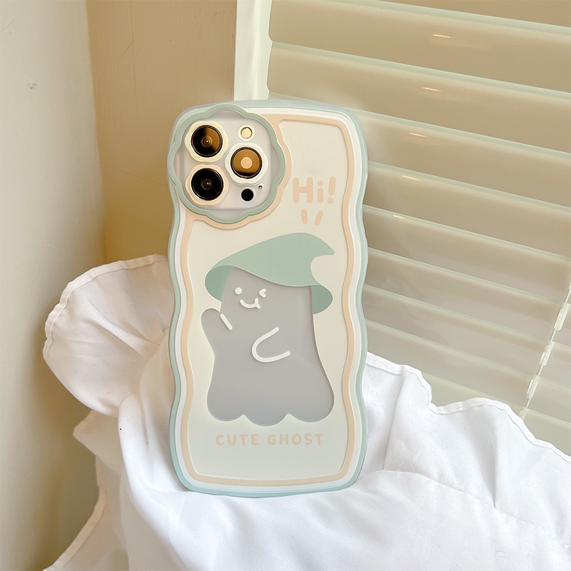 Ốp iphone dẻo Cute Ghost  13promax/ 13pro/ 13/ 12promax/ 12pro/ 12/ 11/ 11promax/ x/ xsmax/ 7plus/ 8plus - Ina Case