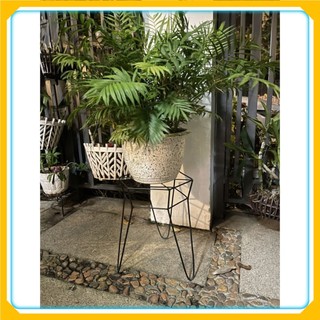 Chân đế kê chậu cây cảnh lục giác sắt sơn tĩnh điện cao 34cm