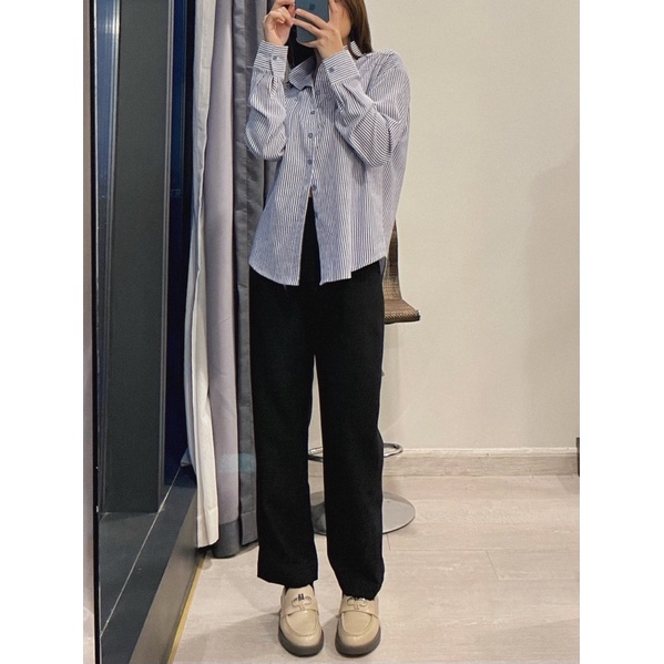 ÁO SƠ MI SỌC DÁNG RỘNG