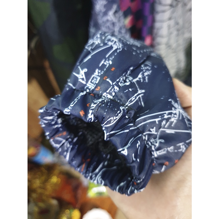 JACKET DÙ - ÁO KHOÁC GIÓ CÓ MŨ HỌA TIẾT KURIK