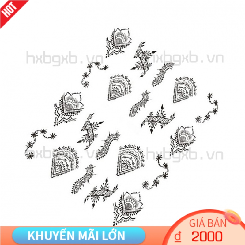 Miếng Dán Trang Trí Móng Tay Họa Tiết Xinh Xắn