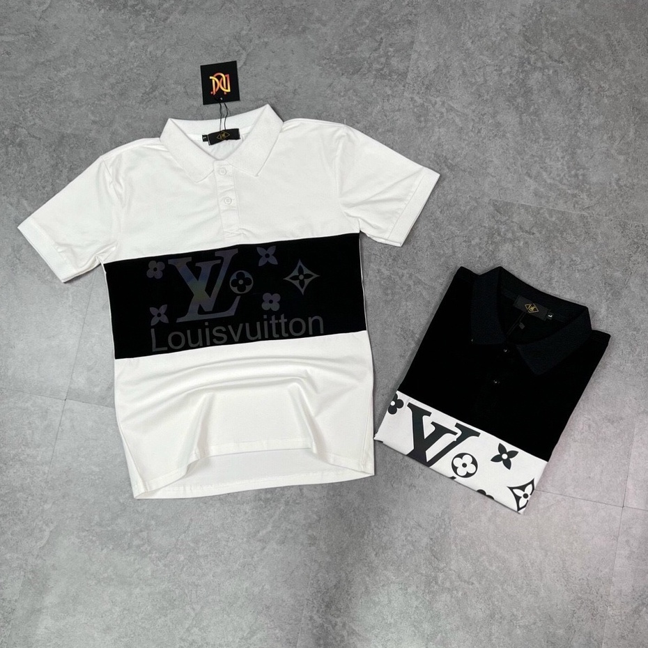 Áo thun cổ trụ logo phản quang ( chất cotton 100% vải cực mát)