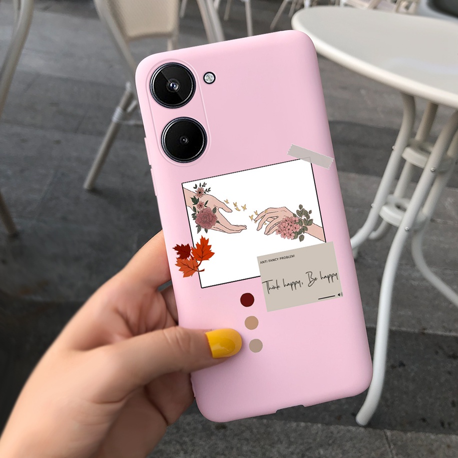 Ốp Điện Thoại Chống Sốc In Hình Đám Mây Thời Trang Cho Realme 9 10 4G Realme 9 Pro Plus RMX3392 Realme10 RMX3630