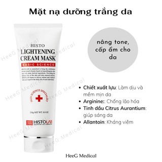 Mặt nạ dưỡng trắng da - lightening cream mask basic science - histolab