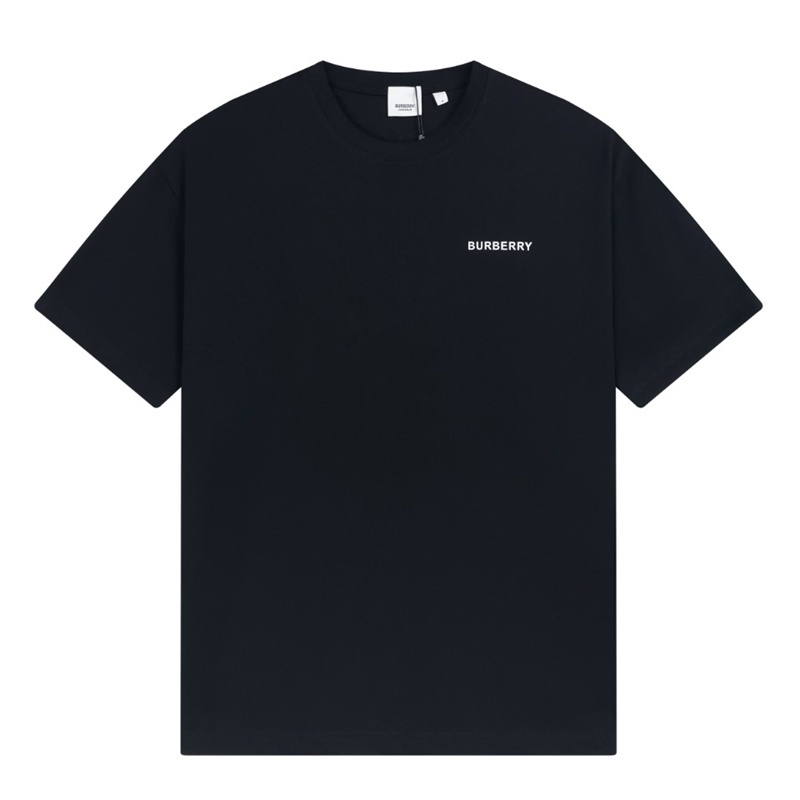 Burber * * Áo Thun Tay Ngắn In Biểu Tượng Ngựa Chiến Tranh Đường Phố Cổ Điển Phối Ruy Băng Lá Oak Thân Thiện Với Da