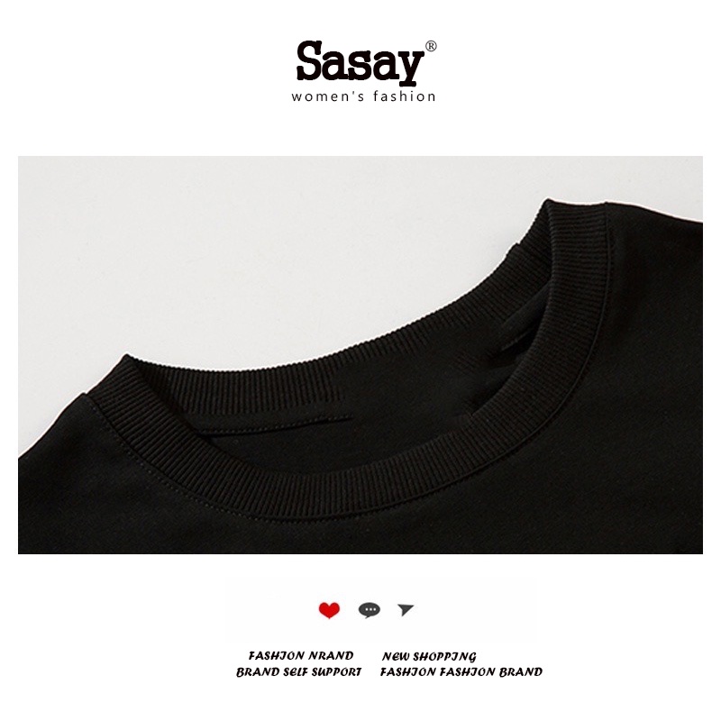 QADCOL Áo Thun Tay Ngắn Dáng Rộng Hở Vai Thiết Kế Trẻ Trung Cho Nữ