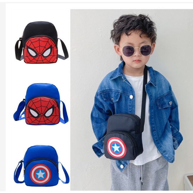 Túi đeo chéo cho bé hình siêu nhân