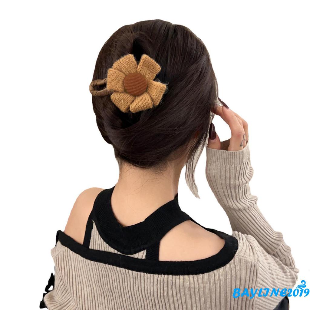 Kẹp Tóc Hình Bông Hoa 3D Lớn Dành Cho Nữ