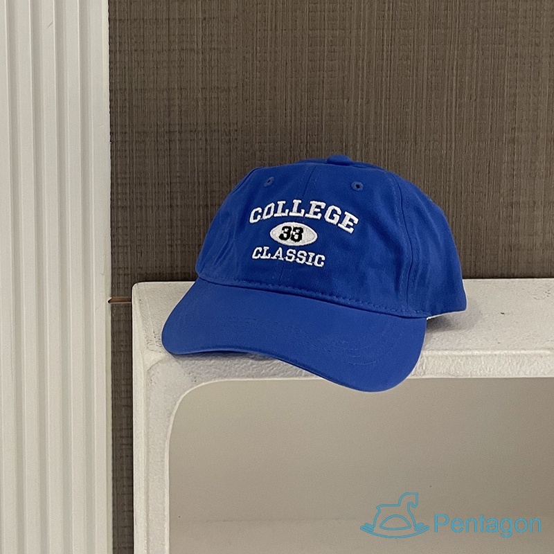 Mũ Lưỡi Trai Cotton Thêu Chữ Phong Cách Hàn Quốc Cho Bé Trai