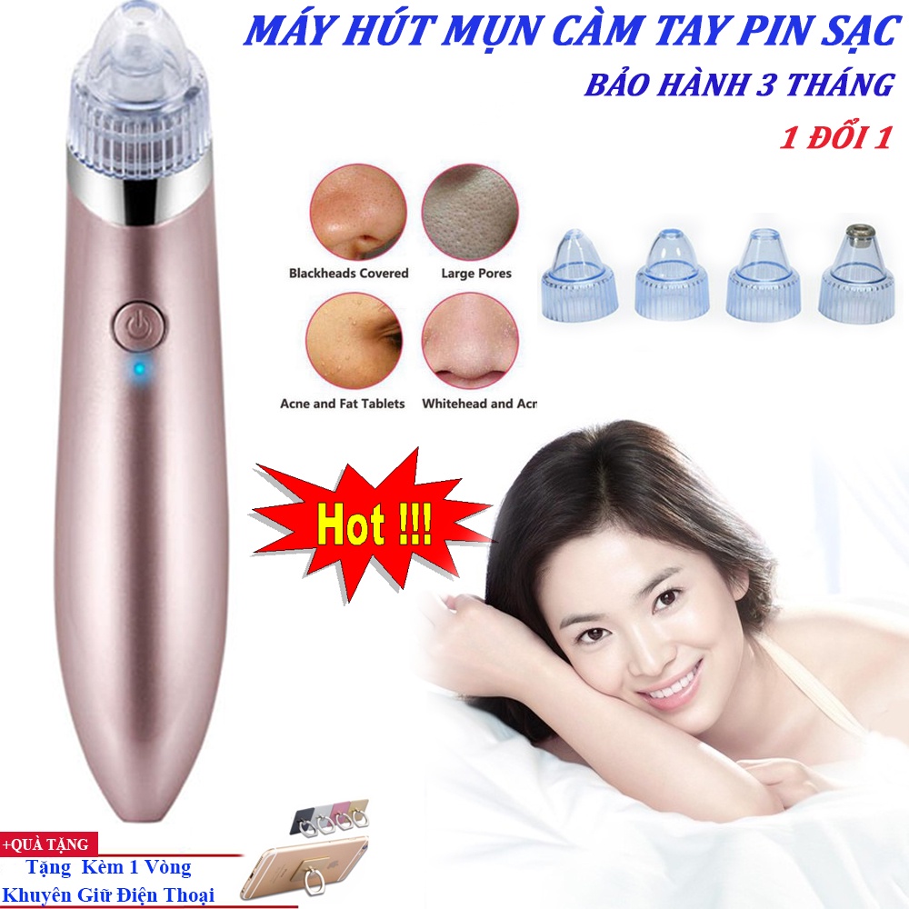 Máy Hút Mụn Mini Loại Xịn Dễ Dàng Loại Bỏ Dầu Thừa Làm Sạch Sâu Lỗ Chân Lông Ngăn Ngừa Mụn Mới Hình Thành