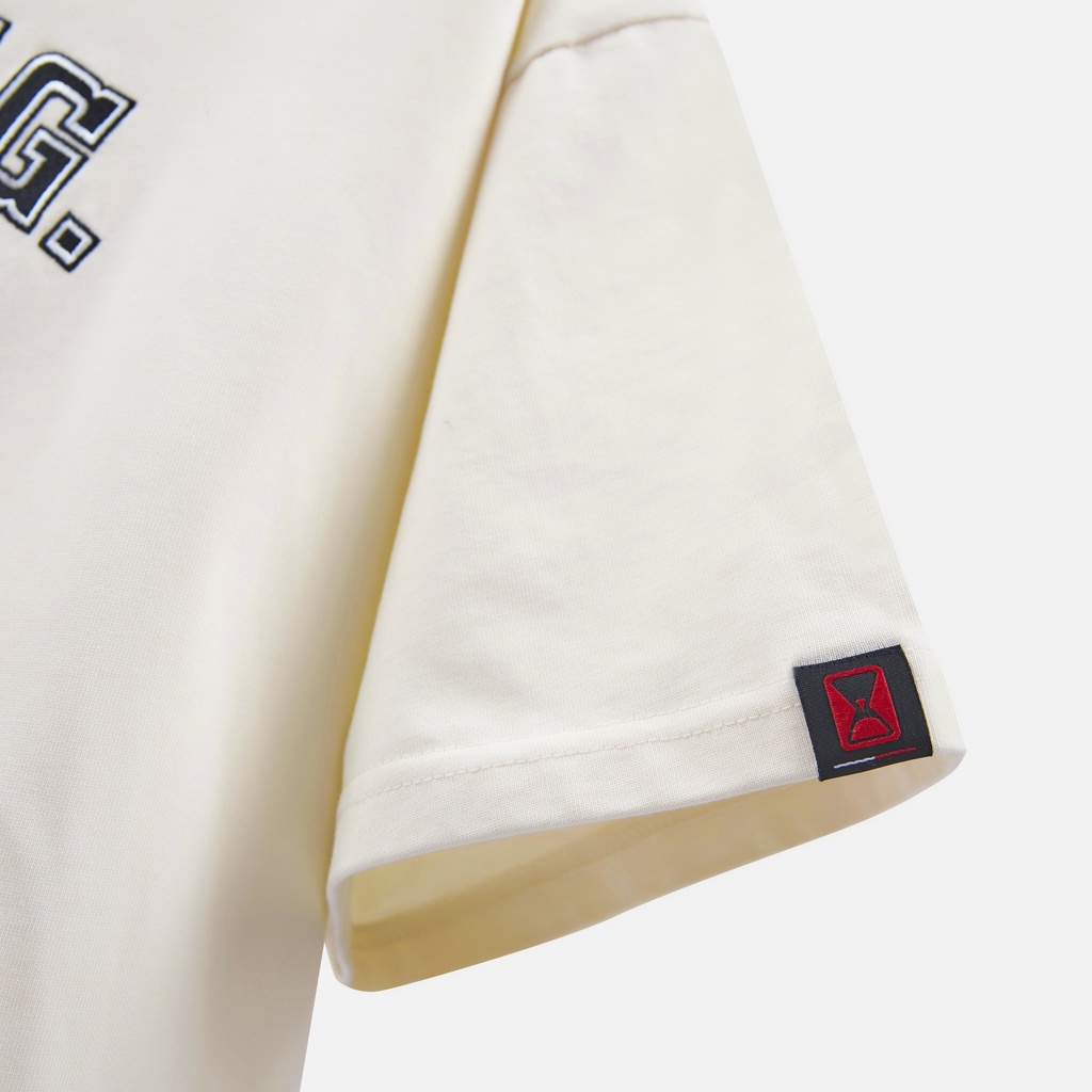 Áo thun NEEDS OF WISDOM Embroidered Uni Nowsg Tee - Cream - Local Brand Chính Hãng