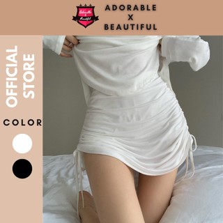 [BestSeller] Chân Váy Thun Dây Rút Có Lót Trong, Váy Ôm Co Giãn Mềm Mại Freesize [AdorablexBeautiful]