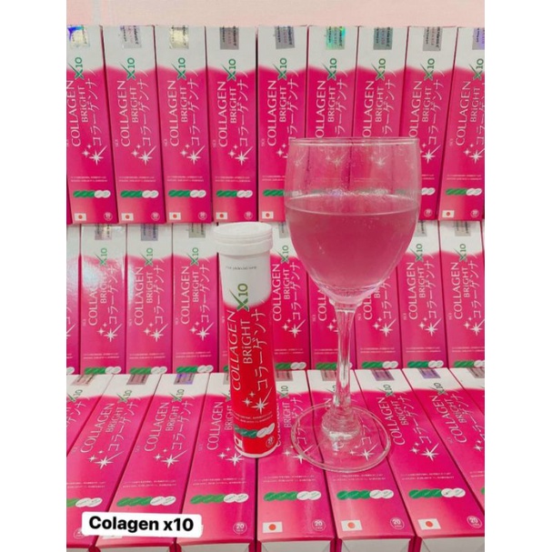 Viên sủi trắng da collagen x10