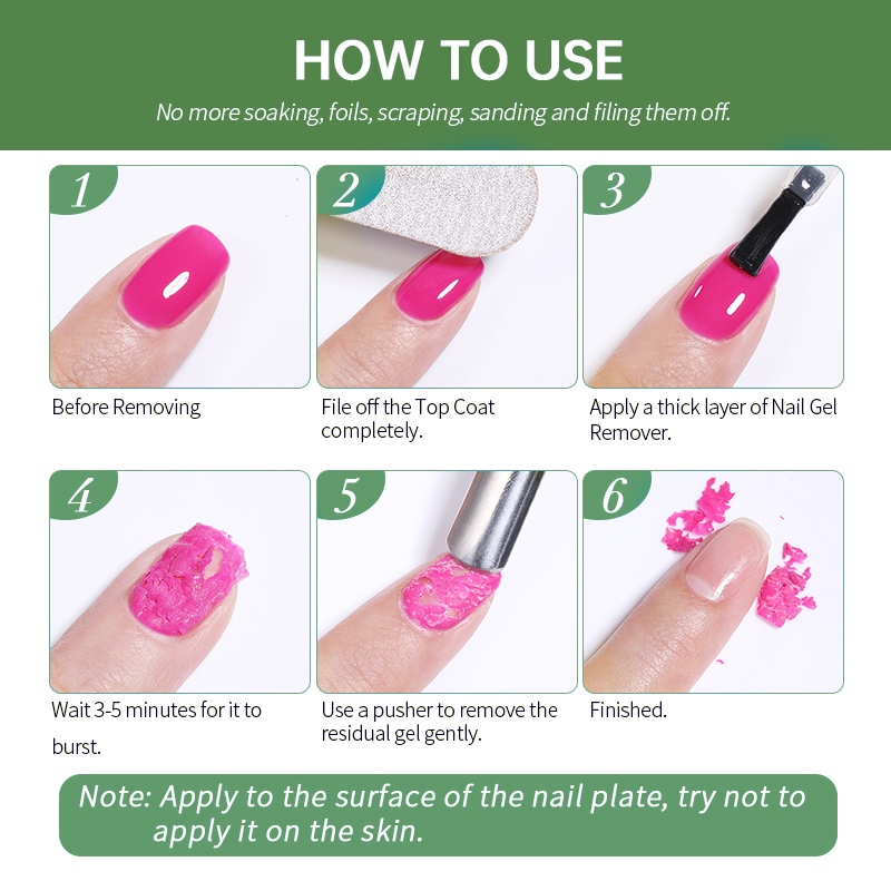 Dung dịch tẩy sơn móng tay UR SUGAR 50ml hiệu quả tiện dụng