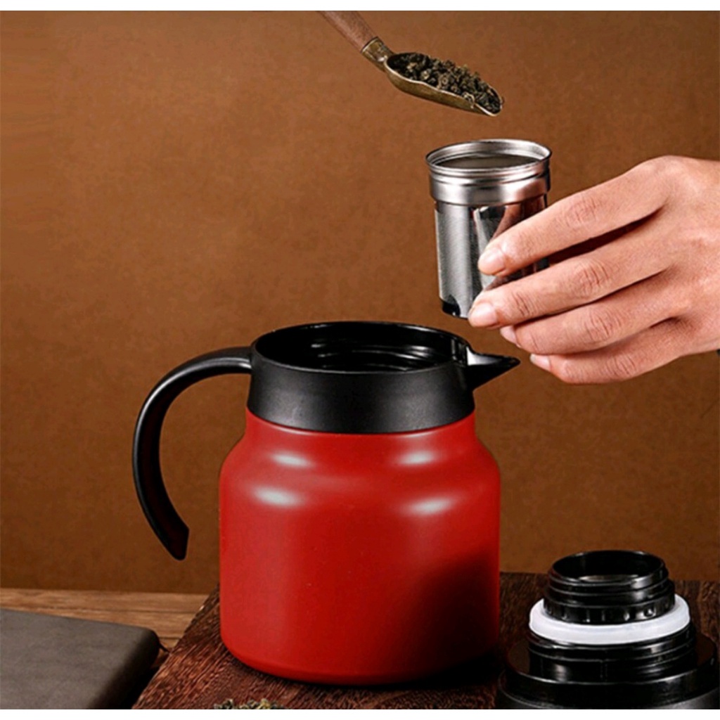 Ấm pha trà, Bình pha trà giữ nhiệt inox dung tích 1000ml