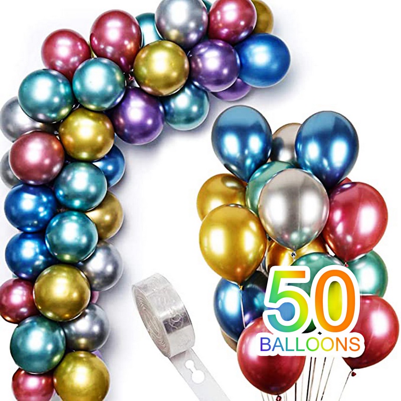 Set 10 Bong Bóng 10 &quot;Trang Trí Tiệc