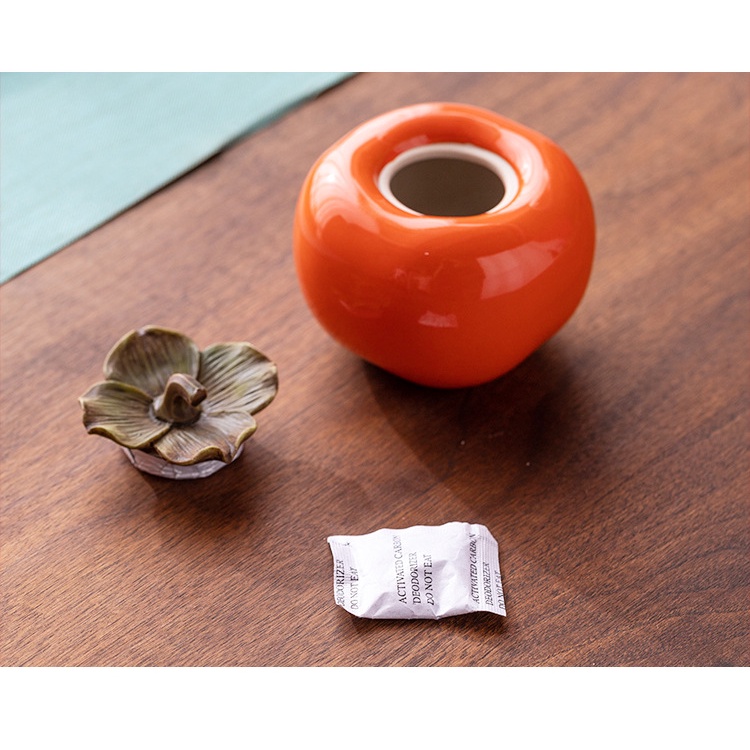 Hũ đựng trà, gia vị...hình quả hồng