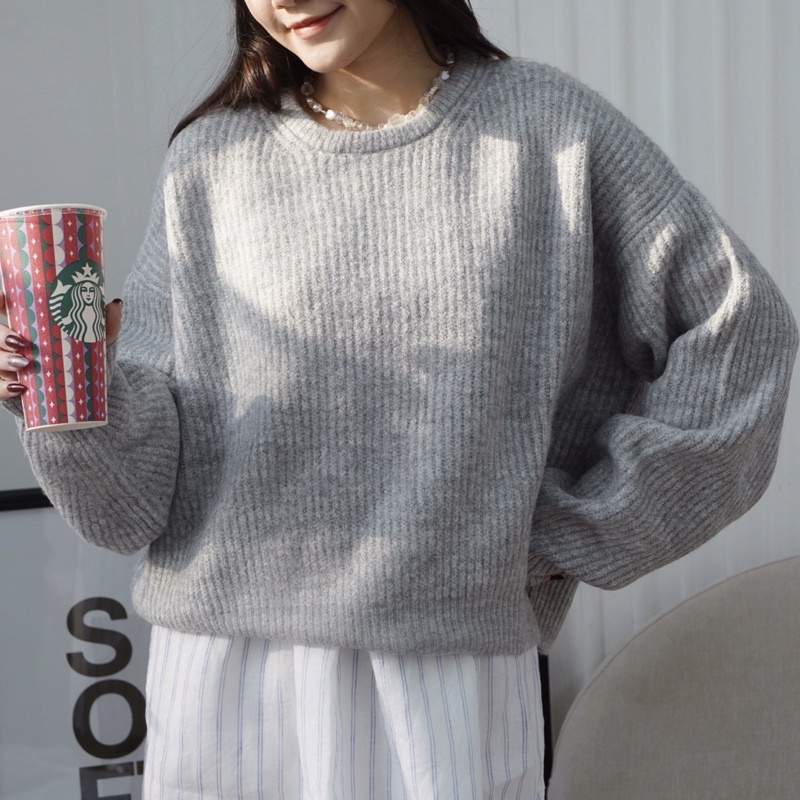Plainwash.co - Áo Len Maru Knit Jumper